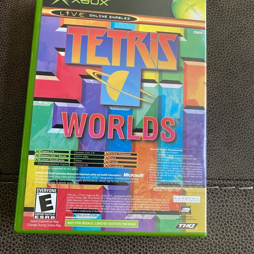 Star Wars: The Clone Wars/Tetris Worlds (Microsoft Xbox, 2003)